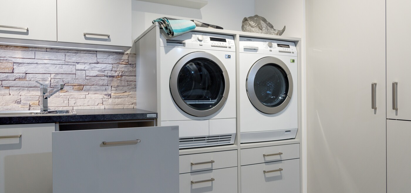 Der Hauswirtschaftraum: Wer ihn hat, will ihn nicht missen. Der Hauswirtschaftraum: Wer ihn hat, will ihn nicht missen.